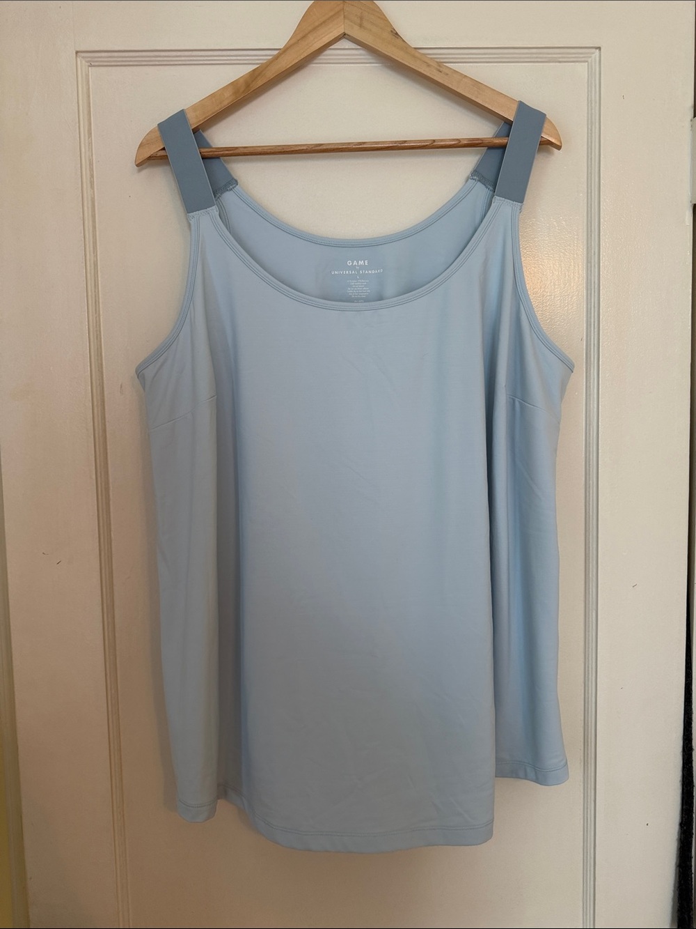 Universal Standard Light Blue performance Wide-Strap Tank
